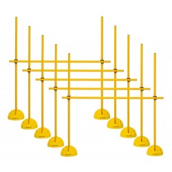 Set de 5 - sistem de obstacole combinat (120 cm)