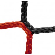 Plasă de poartă negru-roșu 5 x 2 m, PP 4 mm, 80/150 – Rezistentă | Profiteam Sport