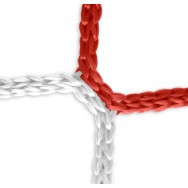 Plasă de poartă roșie-albă 5 x 2 m, PP 4 mm, 80/150 – Durabilă | Profiteam Sport