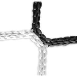 Plasă de poartă (alb-negru) - 5 x 2 m, PP 4 mm, 80/150 cm