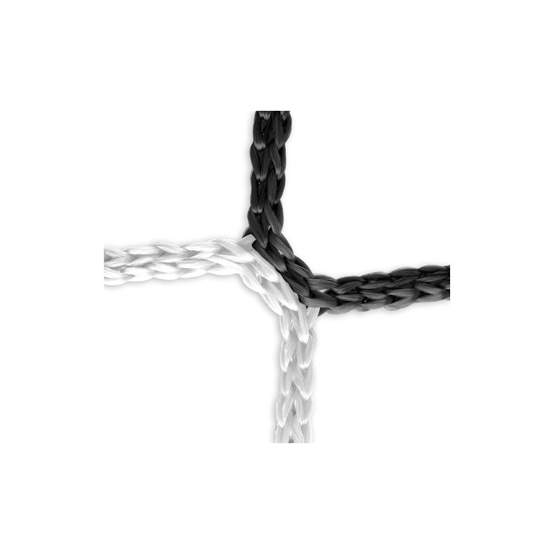 Plasă de poartă alb-negru 7,32 x 2,44 m, PP 4 mm, 200/200 – Profesională | Profiteam Sport