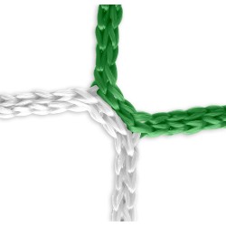 Plasă de poartă verde-alb 7,32 x 2,44 m, PP 4 mm, 80/200 – Profesională | Profiteam Sport