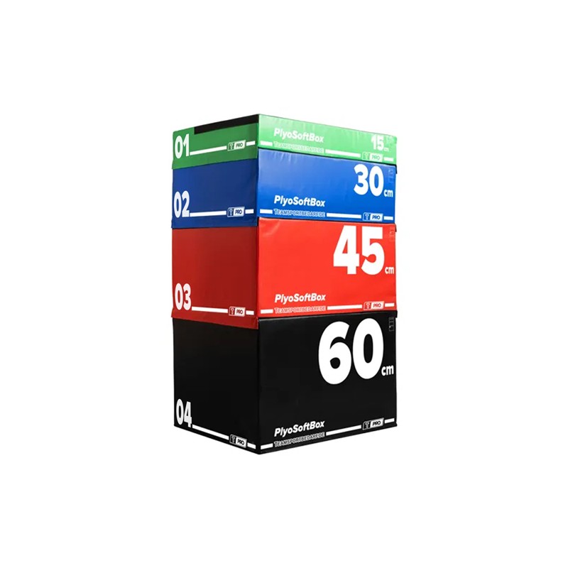 Set cutii pliometrice T-PRO  - 4 dimensiuni | TEAMSPORT