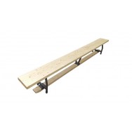 Bancă De Gimnastica 4 m Cu Picioare Metalice