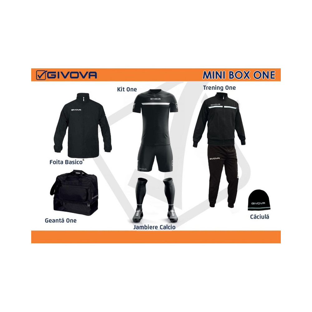 Mini Box Givova One negru/alb | GIVOVA