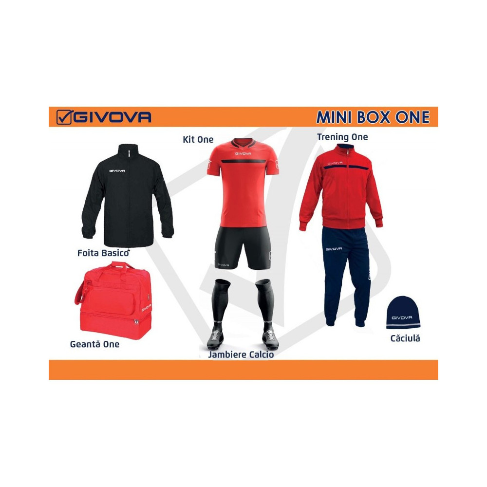 Mini Box Givova One rosu/albastru | GIVOVA