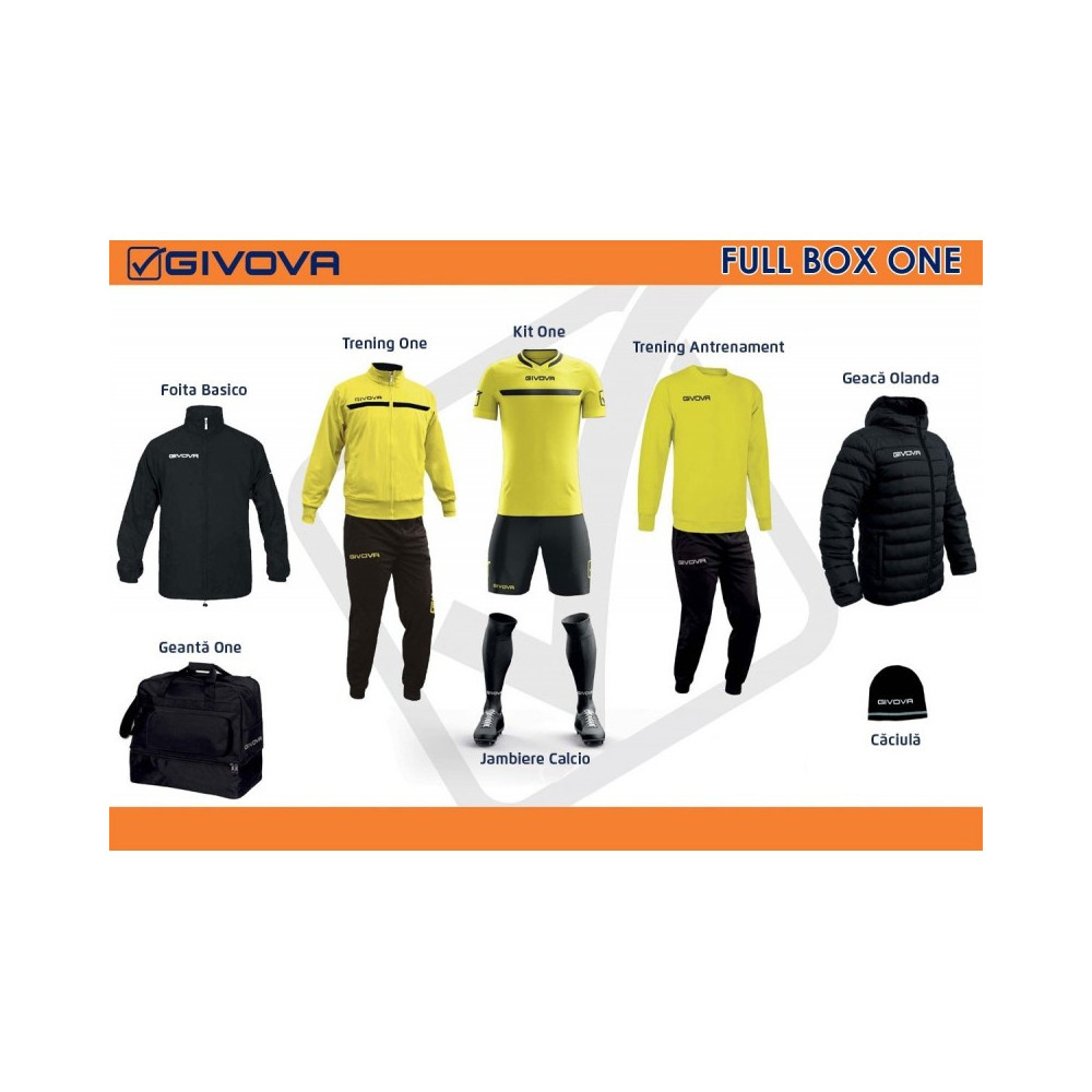 Full Box Givova  One galben/negru | GIVOVA