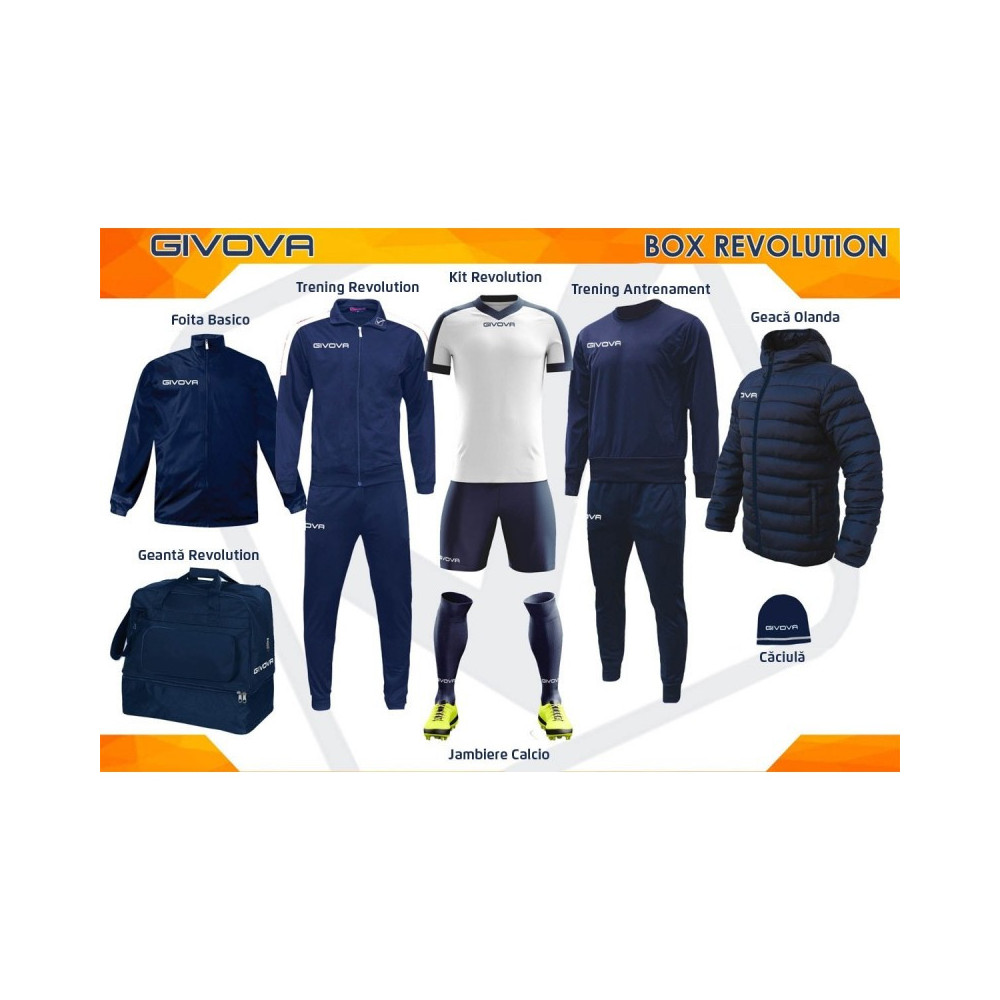 Full Box Revolution bleumarin/alb | GIVOVA