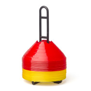 Set 40 Mini Pălărioare PRO (2 Culori) | Jaloane Antrenament Fotbal