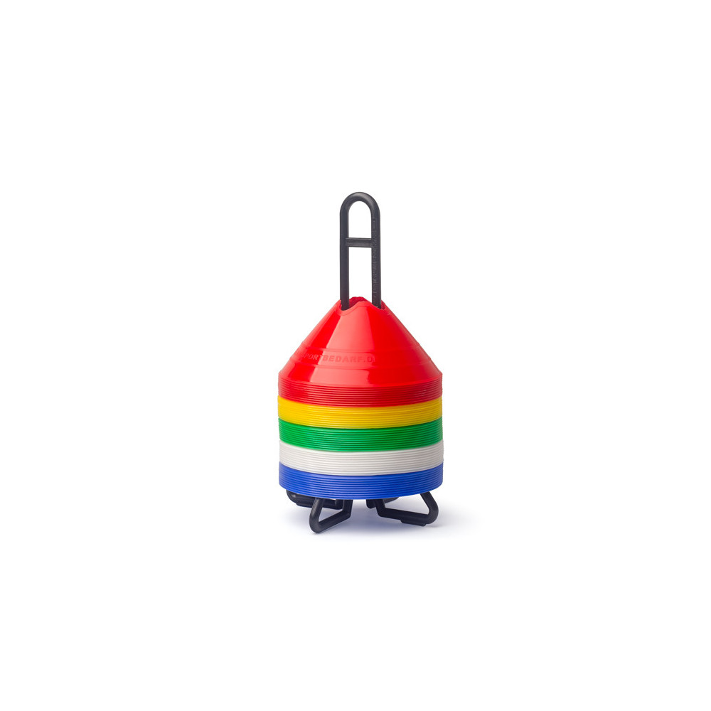 Set 50 Mini Pălărioare PRO (5 Culori) | Jaloane Antrenament Fotbal